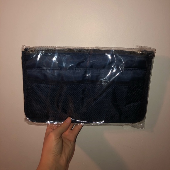 Brand New Navy Blue Organizer Purse - Picture 2 of 4